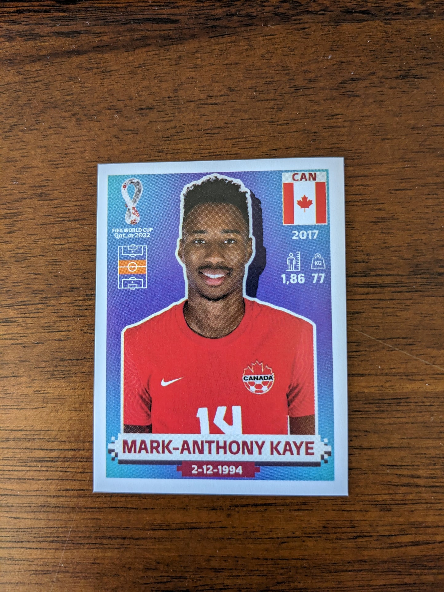 2022 Panini World Cup Qatar Stickers - Canada - CAN6 CAN11 CAN15 CAN16