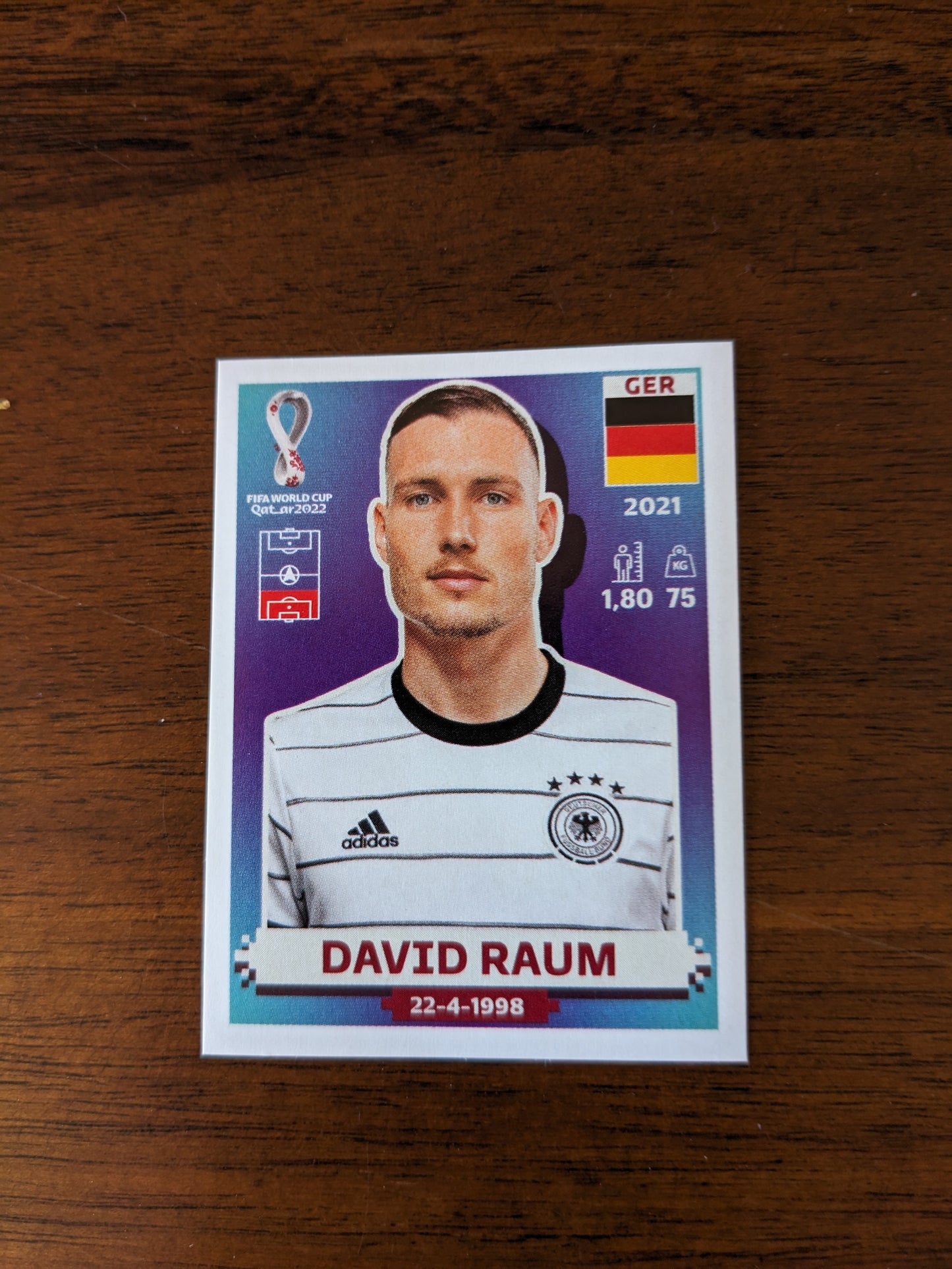 2022 Panini World Cup Qatar Stickers - Germany - GER8 GER10 GER11 GER19 GER20