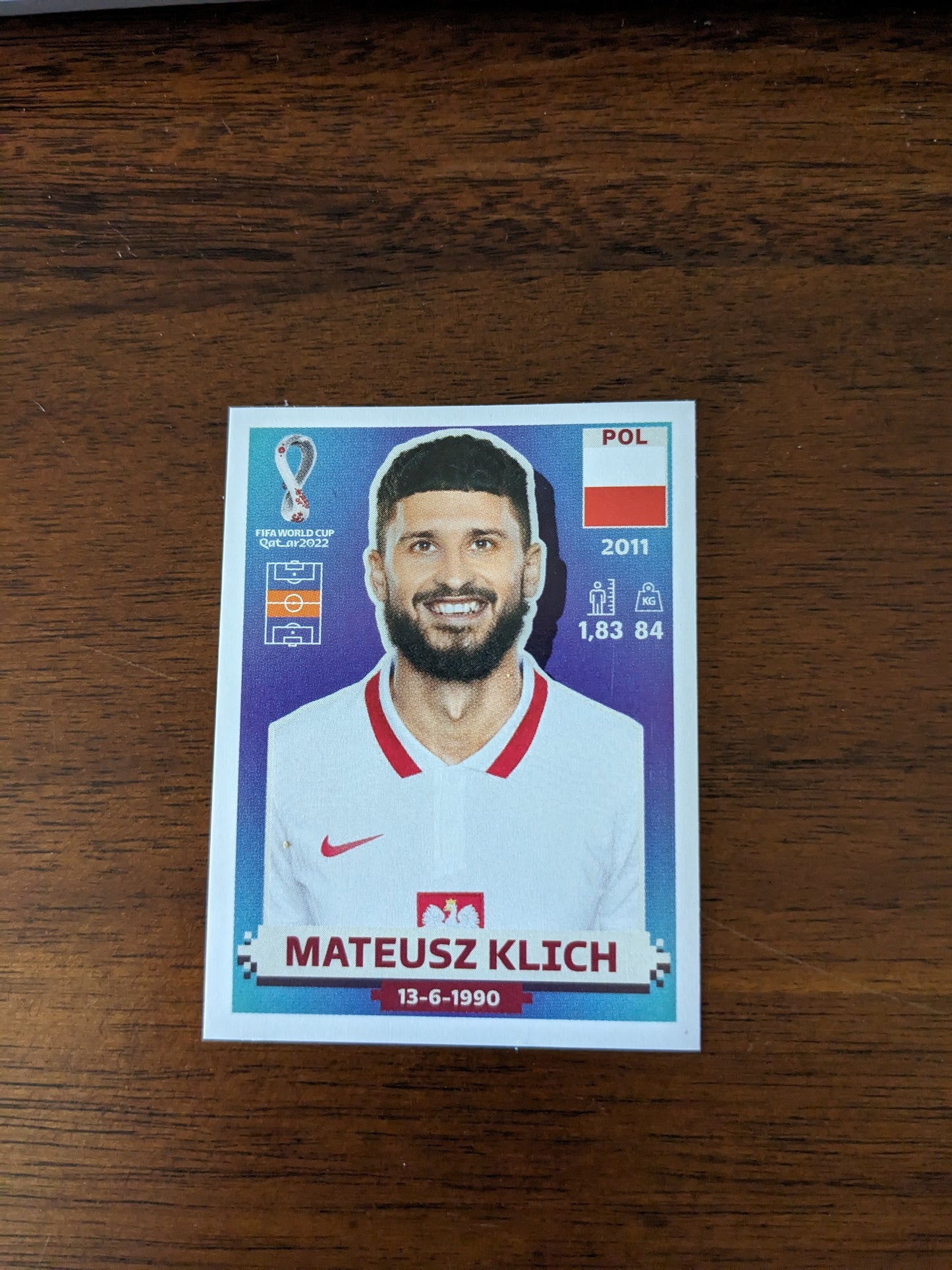 2022 Panini World Cup Qatar Stickers - Poland - POL4 POL12