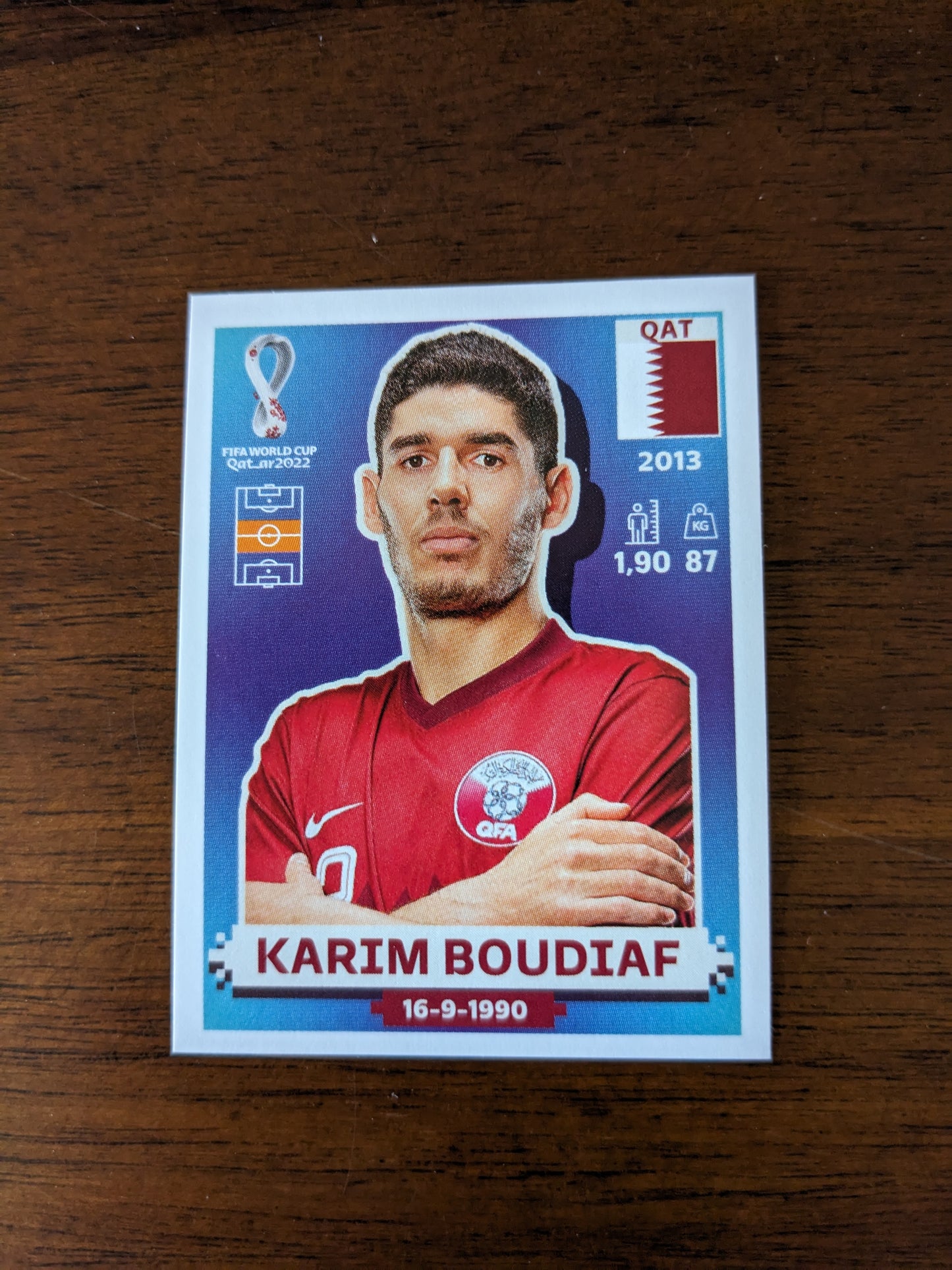 2022 Panini World Cup Qatar Stickers - Qatar - QAT2 QAT7 QAT9 QAT10 QAT11 QAT12 QAT13 QAT19