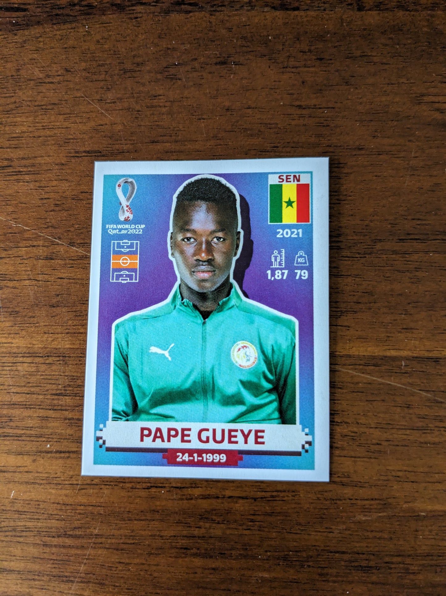 2022 Panini World Cup Qatar Stickers - Senegal - SEN1 SEN13 SEN14 SEN19