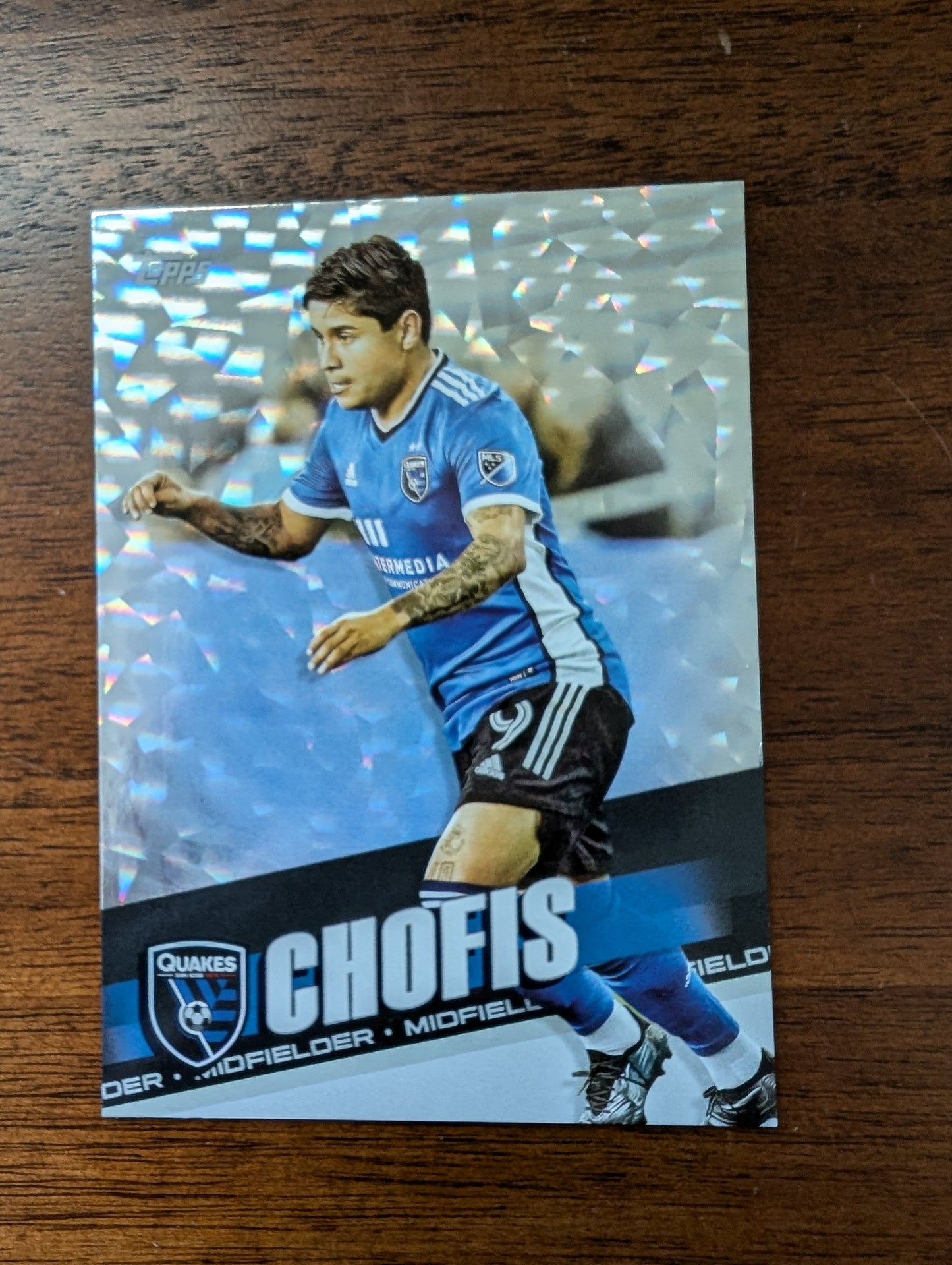 Chofis - San Jose Earthquakes - Topps Major League Soccer - #188- Icy White Foil