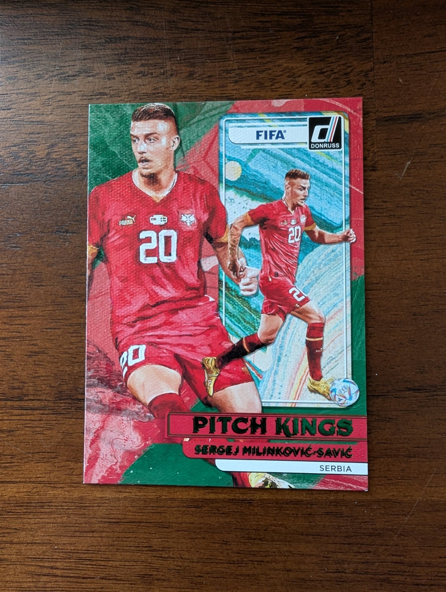 FIFA 2022-23 Panini Donruss - Sergej Milinkovic-Savic - Pitch Kings - #20 - Serbia