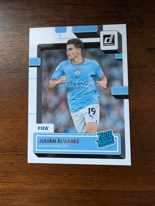 FIFA 2022-23 Panini Donruss - Rated Rookie - Julian Alvarez - Manchester City - #198