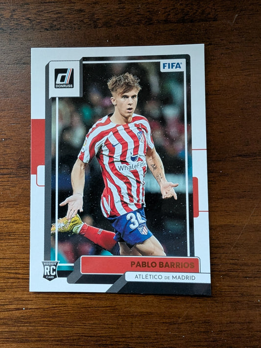 FIFA 2022-23 Panini Donruss - Base - Rookie - Pablo Barrios #14 - Atletico de Madrid
