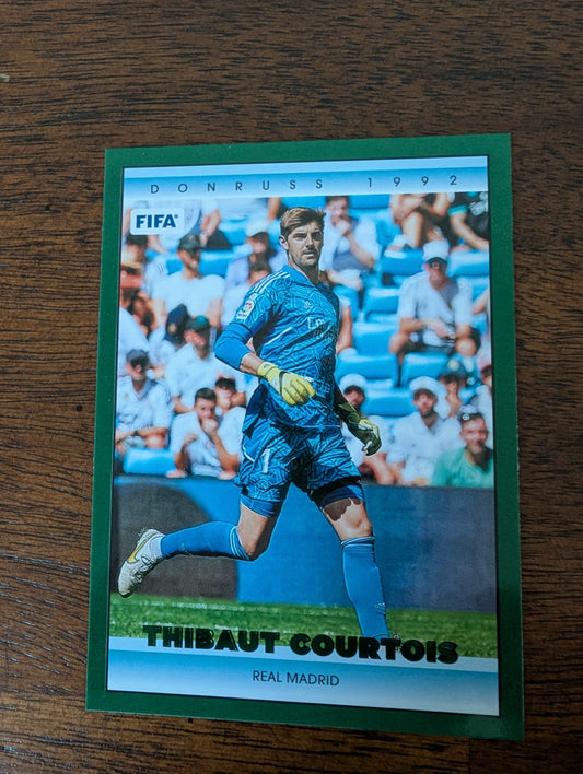 FIFA 2022-23 Panini Donruss - Donruss 1992 - Tribute Green -  Thibaut Courtois - Real Madrid - #17