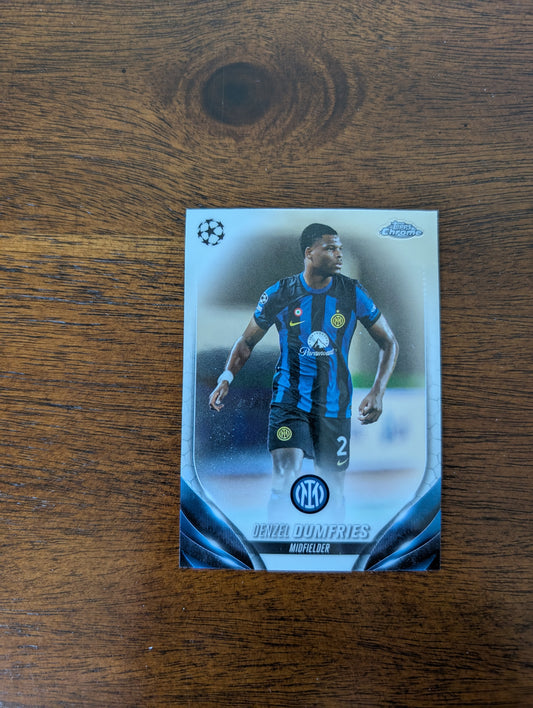 Denzel Dumfries - FC Internazionale Milano - Topps Chrome - #9