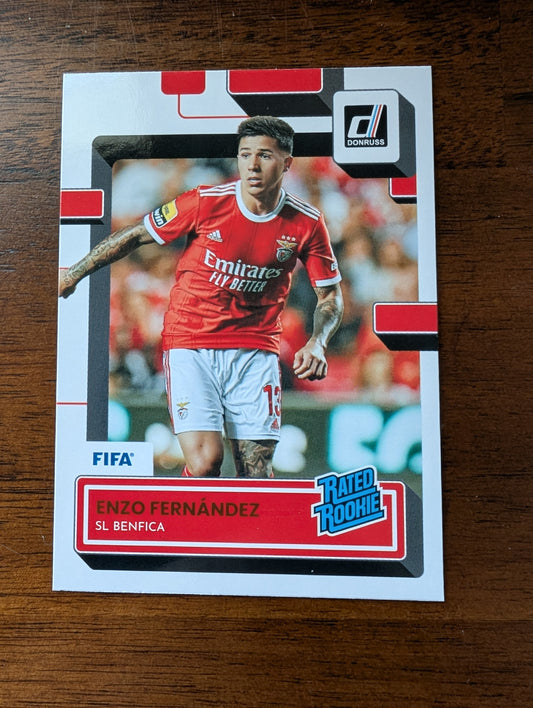 FIFA 2022-23 Panini Donruss - Rated Rookie - Enzo Fernandez - SL Benfica - #189