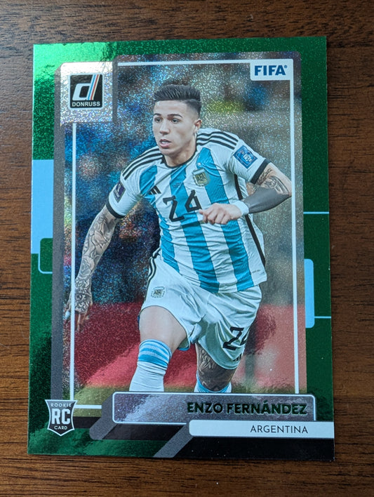 FIFA 2022-23 Panini Donruss - Enzo Fernandez - Green - Rookie RC - #66 - Argentina