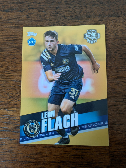 Leon Flach - Philadelphia Union - Topps Major League 2022 - #170 - 18/50