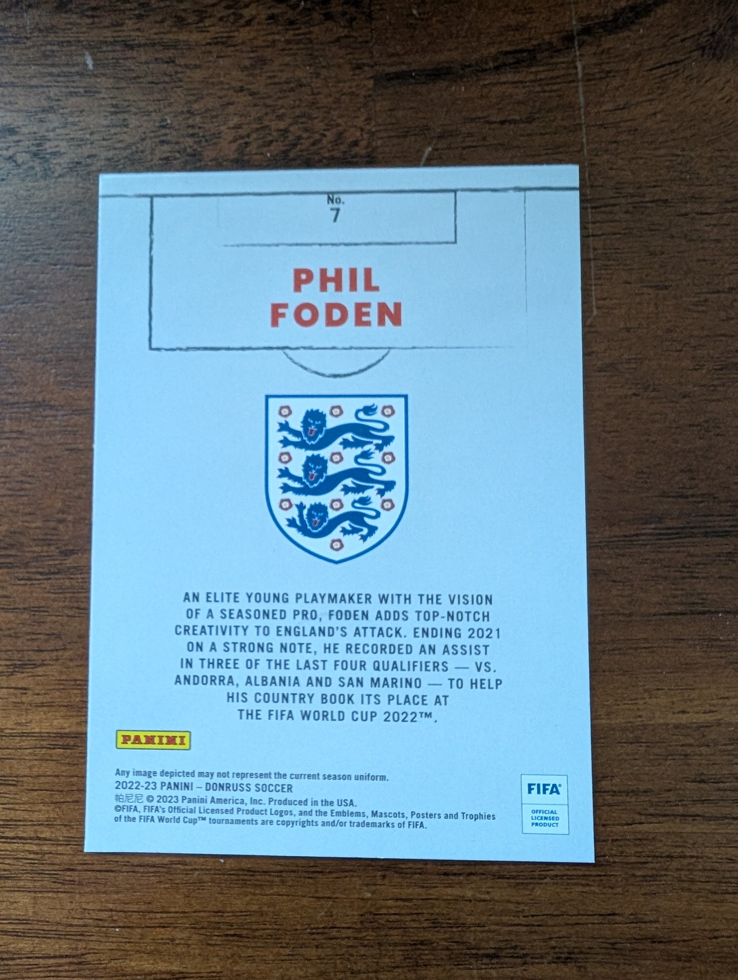 FIFA 2022-23 Panini Donruss - Craftsmen - Phil Foden - England - #7
