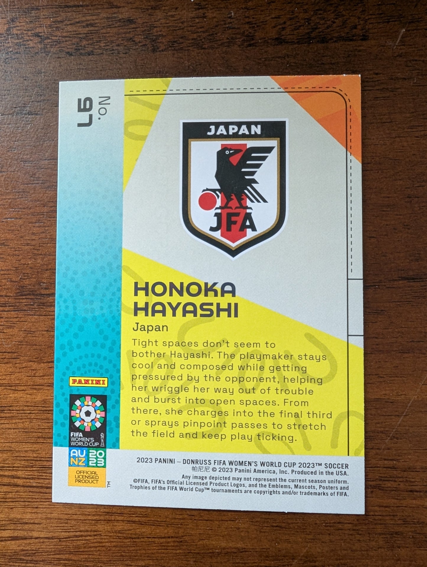 2023 Fifa Women's World Cup - Honoka Hayashi #97 - Rookie - Japan