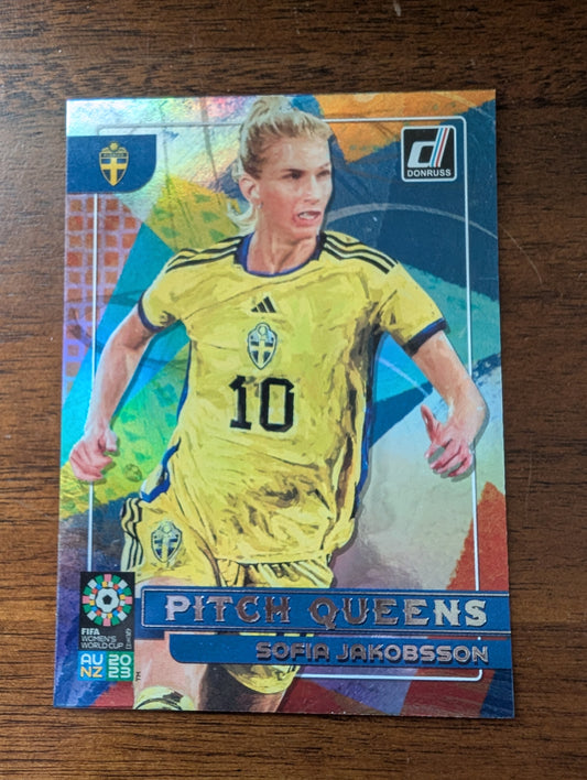 2023 Donruss FIFA Women's World Cup - Sofia Jakobsson - Sweden - Pitch Queens - #21