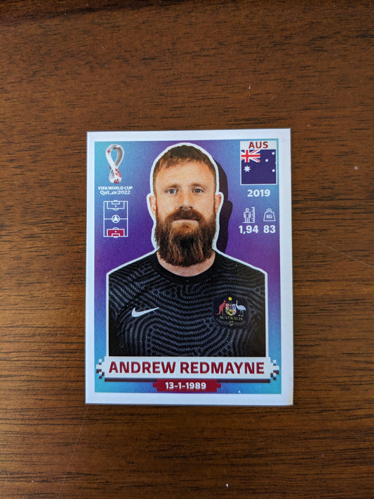 2022 Panini World Cup Qatar Stickers - Australia - AUS4 AUS8 AUS9 AUS14