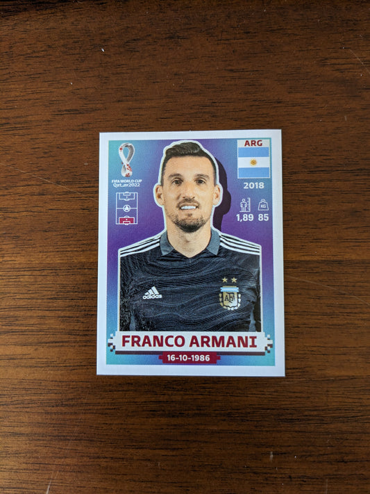 2022 Panini World Cup Qatar Stickers - Argentina - ARG4 ARG14