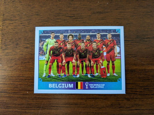 2022 Panini World Cup Qatar Stickers - Belgium - BEL1 BEL7 BEL8 BEL10 BEL11 BEL17 BEL19