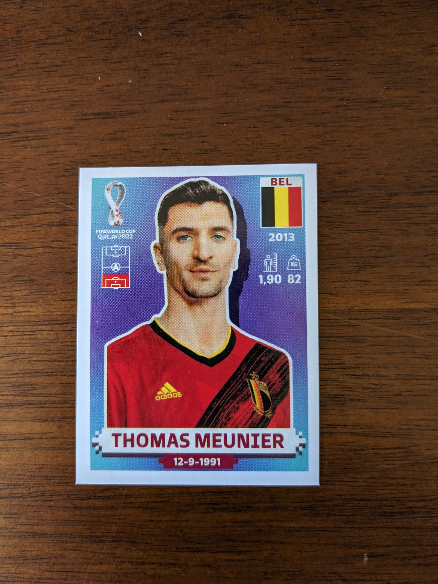 2022 Panini World Cup Qatar Stickers - Belgium - BEL1 BEL7 BEL8 BEL10 BEL11 BEL17 BEL19