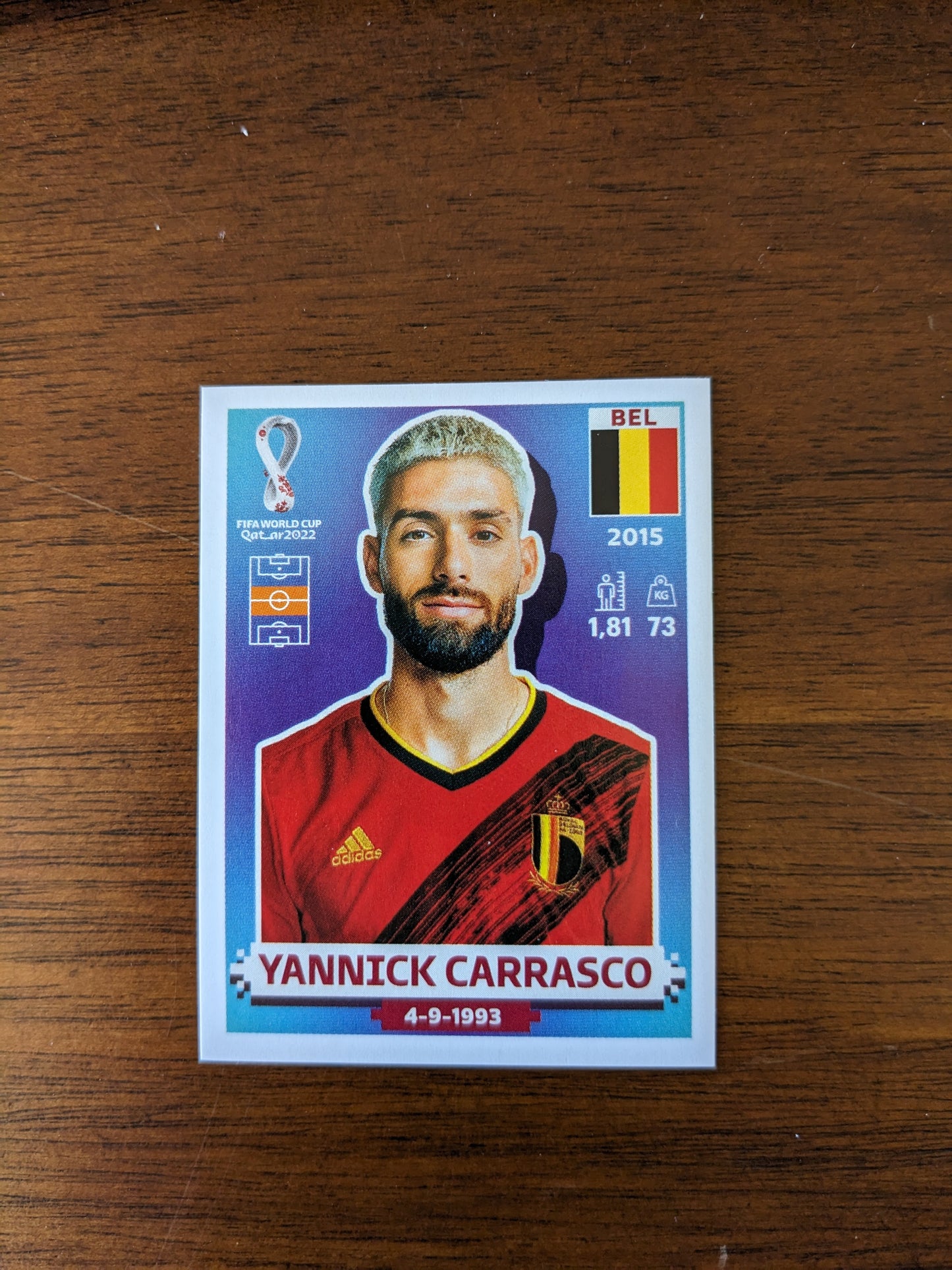 2022 Panini World Cup Qatar Stickers - Belgium - BEL1 BEL7 BEL8 BEL10 BEL11 BEL17 BEL19