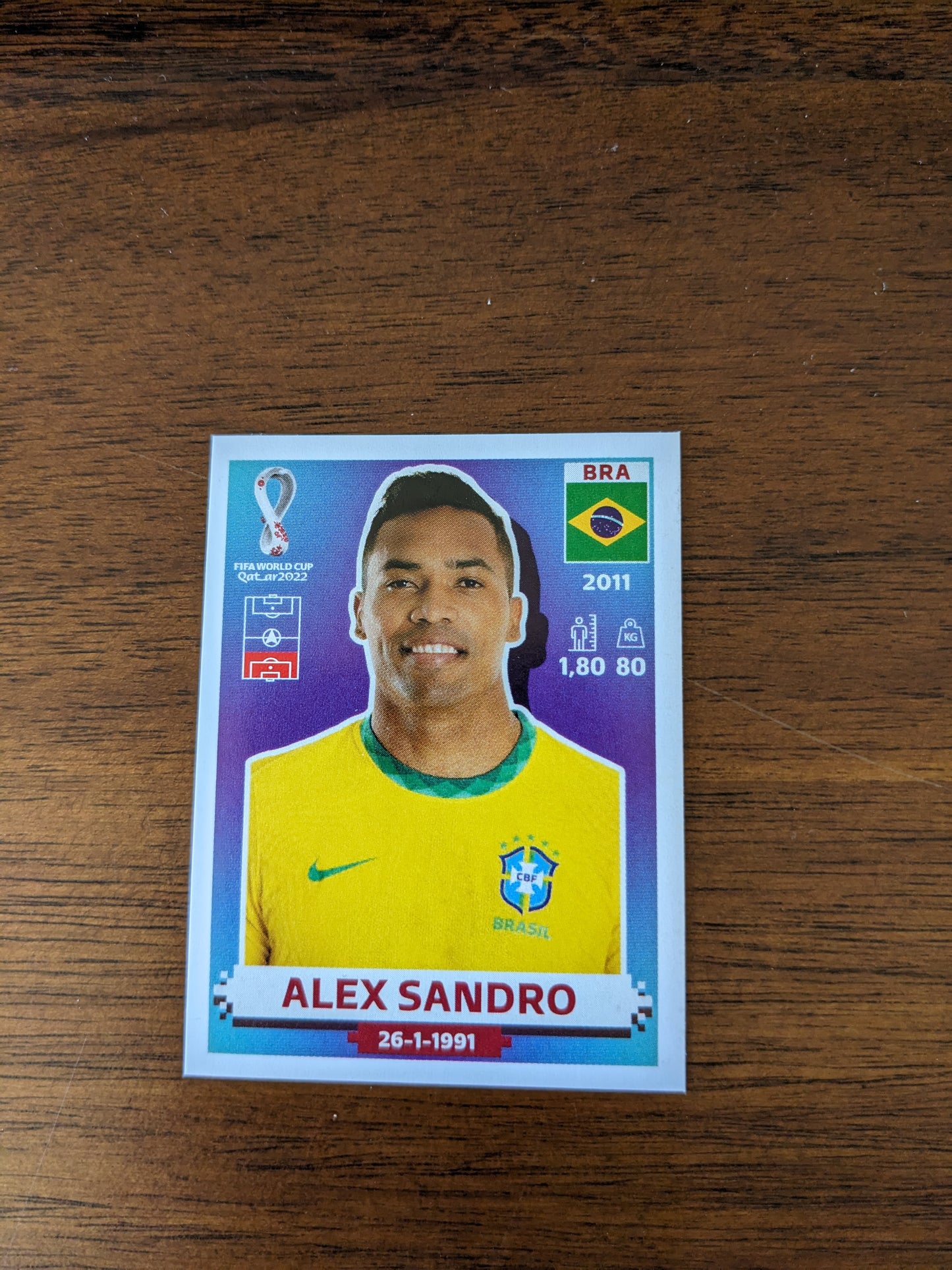 2022 Panini World Cup Qatar Stickers - Brazil - BRA4 BRA5 BRA8 BRA18 BRA19