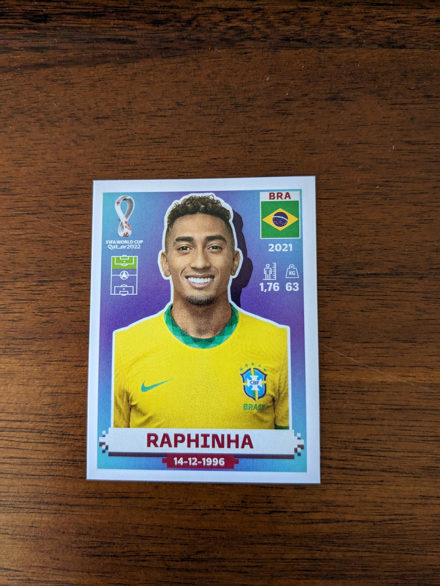 2022 Panini World Cup Qatar Stickers - Brazil - BRA4 BRA5 BRA8 BRA18 BRA19