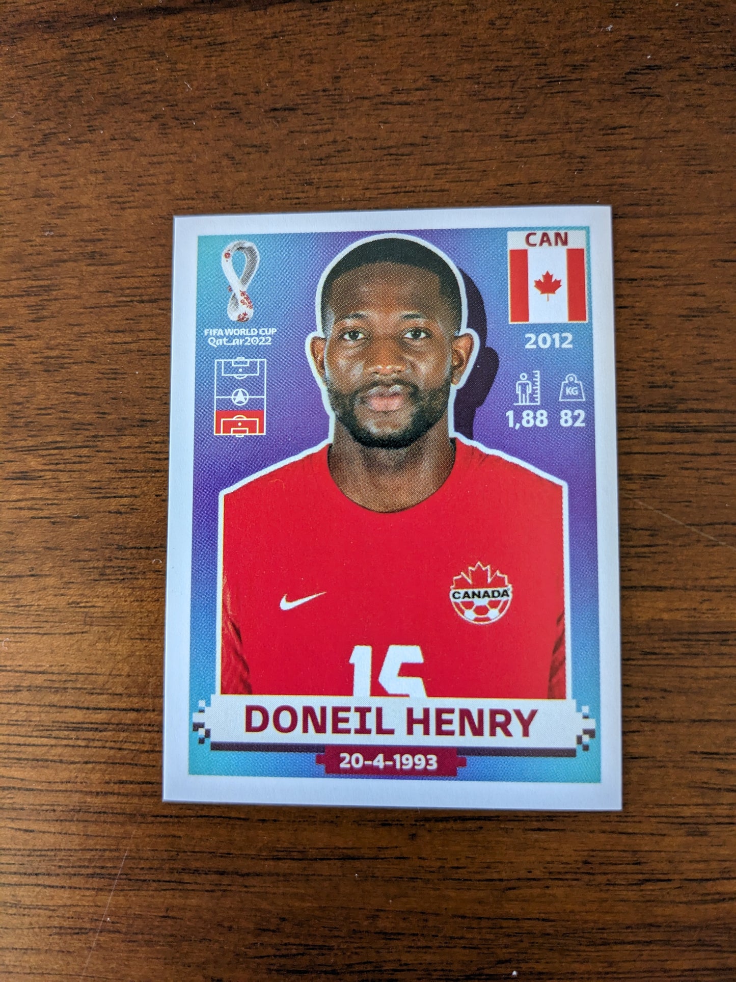 2022 Panini World Cup Qatar Stickers - Canada - CAN6 CAN11 CAN15 CAN16