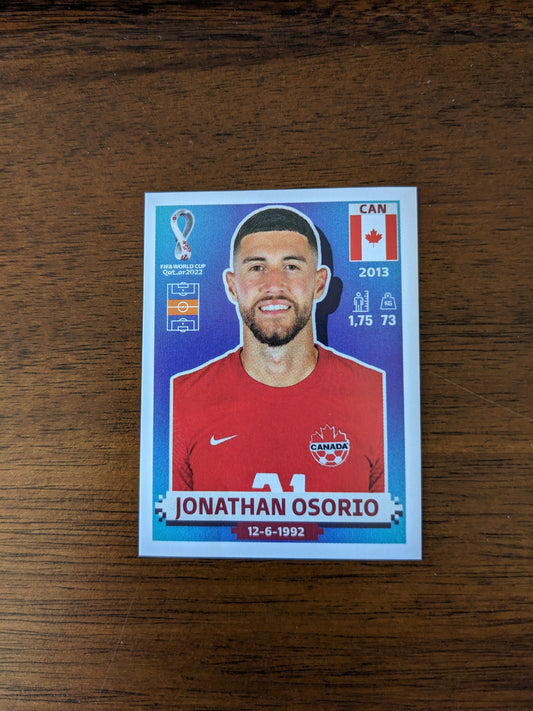 2022 Panini World Cup Qatar Stickers - Canada - CAN6 CAN11 CAN15 CAN16