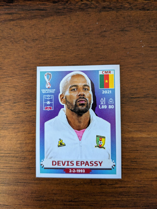 2022 Panini World Cup Qatar Stickers - Cameroon - CMR4 CMR5 CMR6 CMR8 CMR10 CMR16 CMR17 CMR19