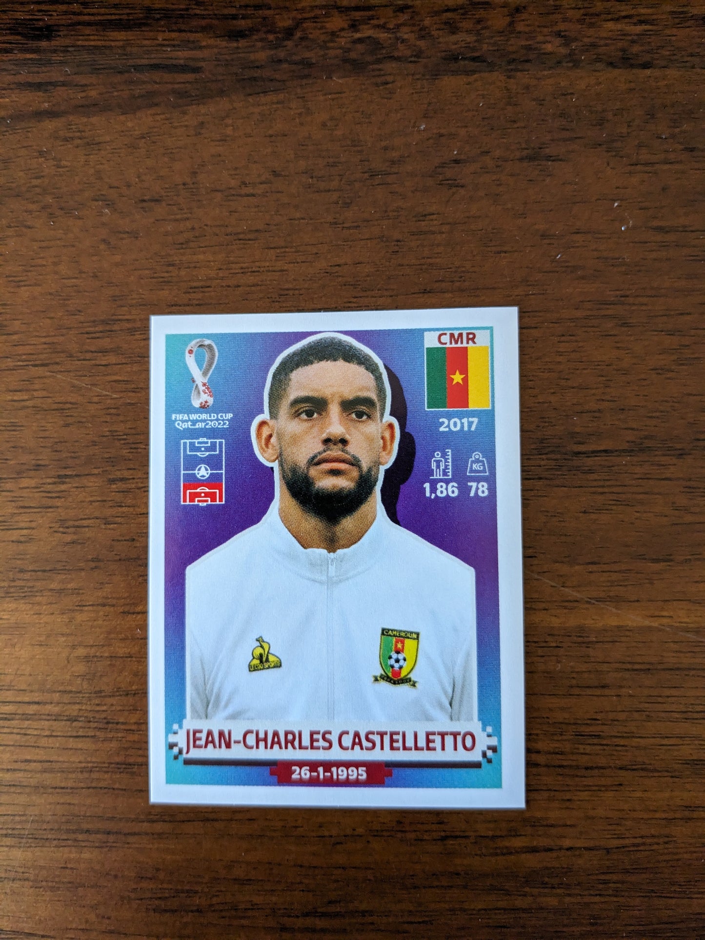 2022 Panini World Cup Qatar Stickers - Cameroon - CMR4 CMR5 CMR6 CMR8 CMR10 CMR16 CMR17 CMR19