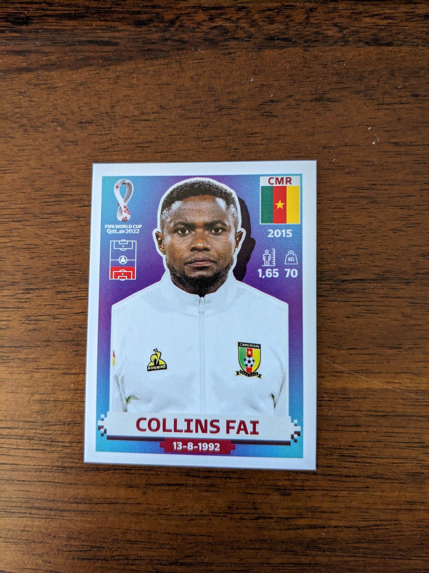 2022 Panini World Cup Qatar Stickers - Cameroon - CMR4 CMR5 CMR6 CMR8 CMR10 CMR16 CMR17 CMR19