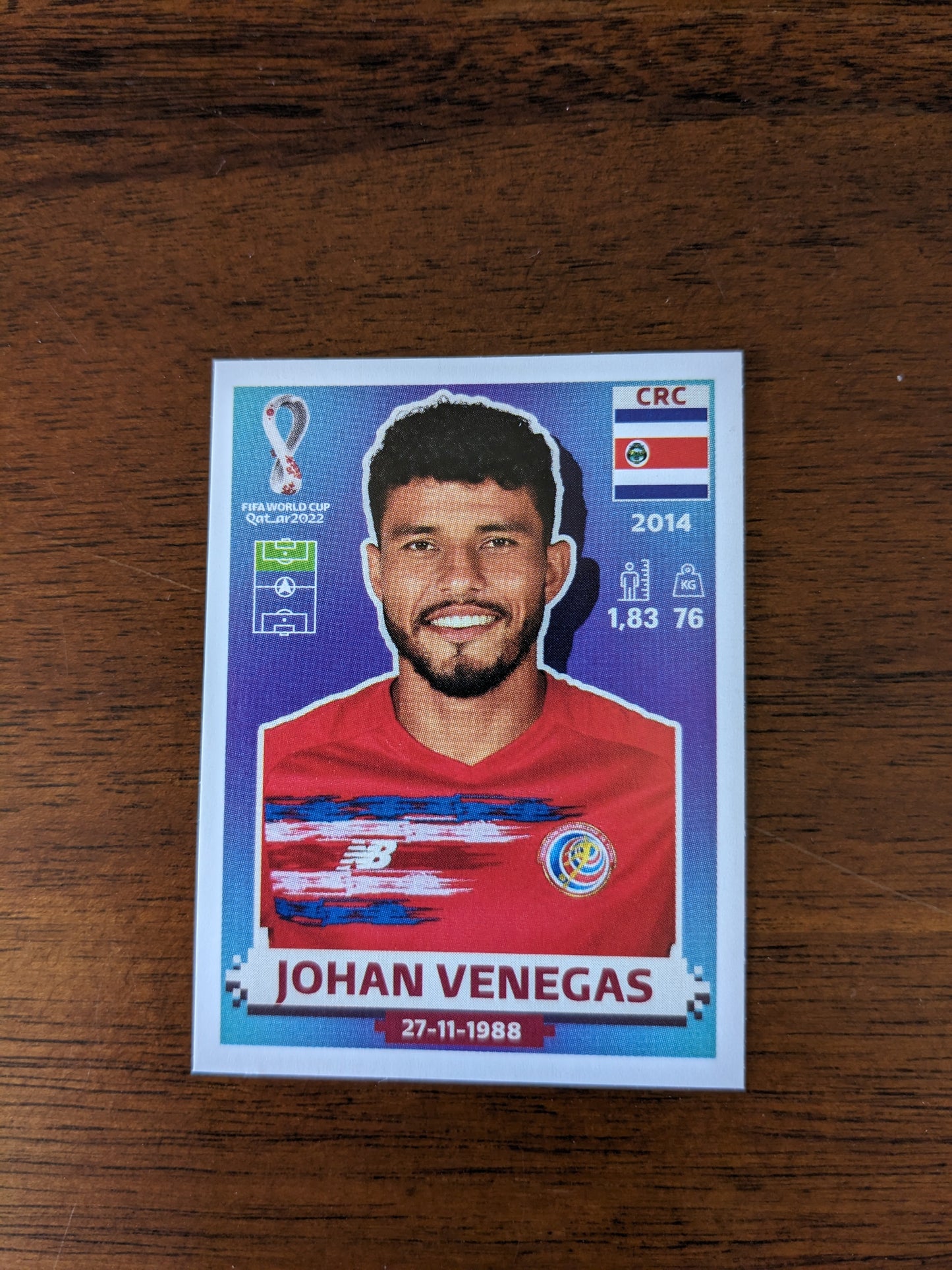 2022 Panini World Cup Qatar Stickers - Costa Rica - CRC3 CRC4 CRC5 CRC12 CRC15 CRC18 CRC20