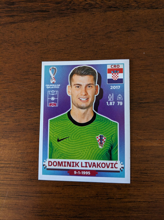 2022 Panini World Cup Qatar Stickers - Croatia - CRO3 CRO4