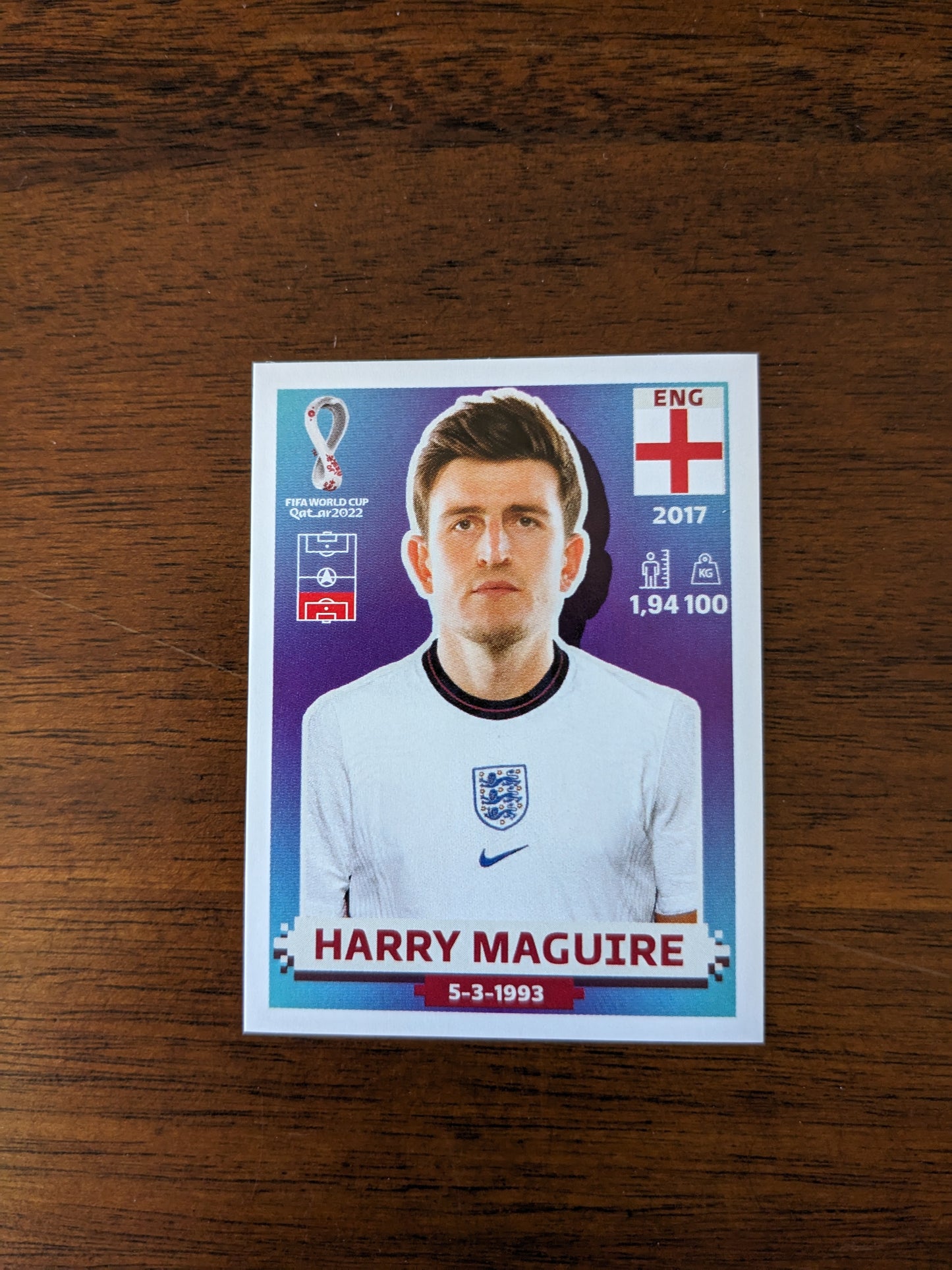 2022 Panini World Cup Qatar Stickers - England - ENG7