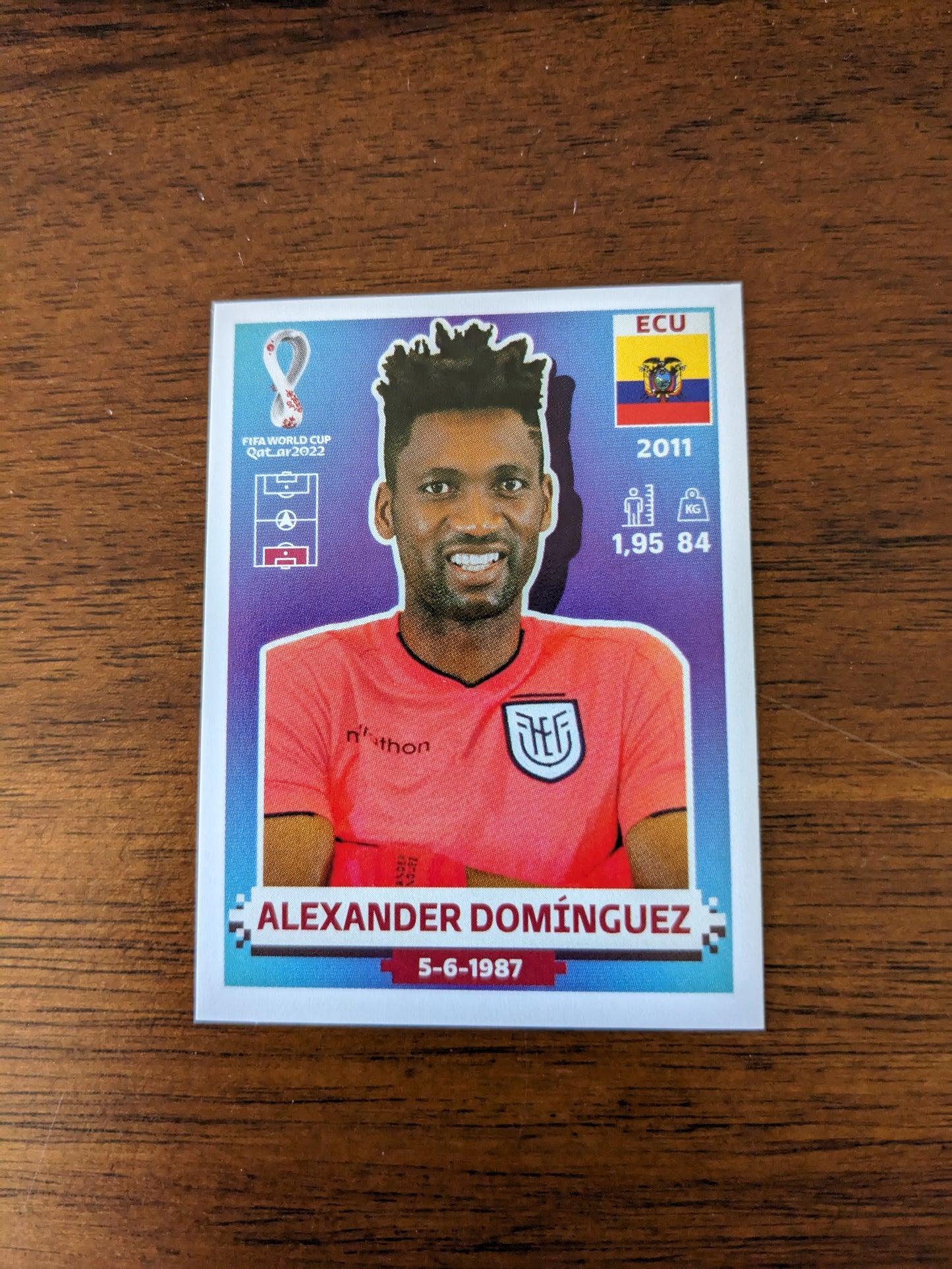 2022 Panini World Cup Qatar Stickers - Ecuador - ECU3 ECU4 ECU5 ECU14 ECU17
