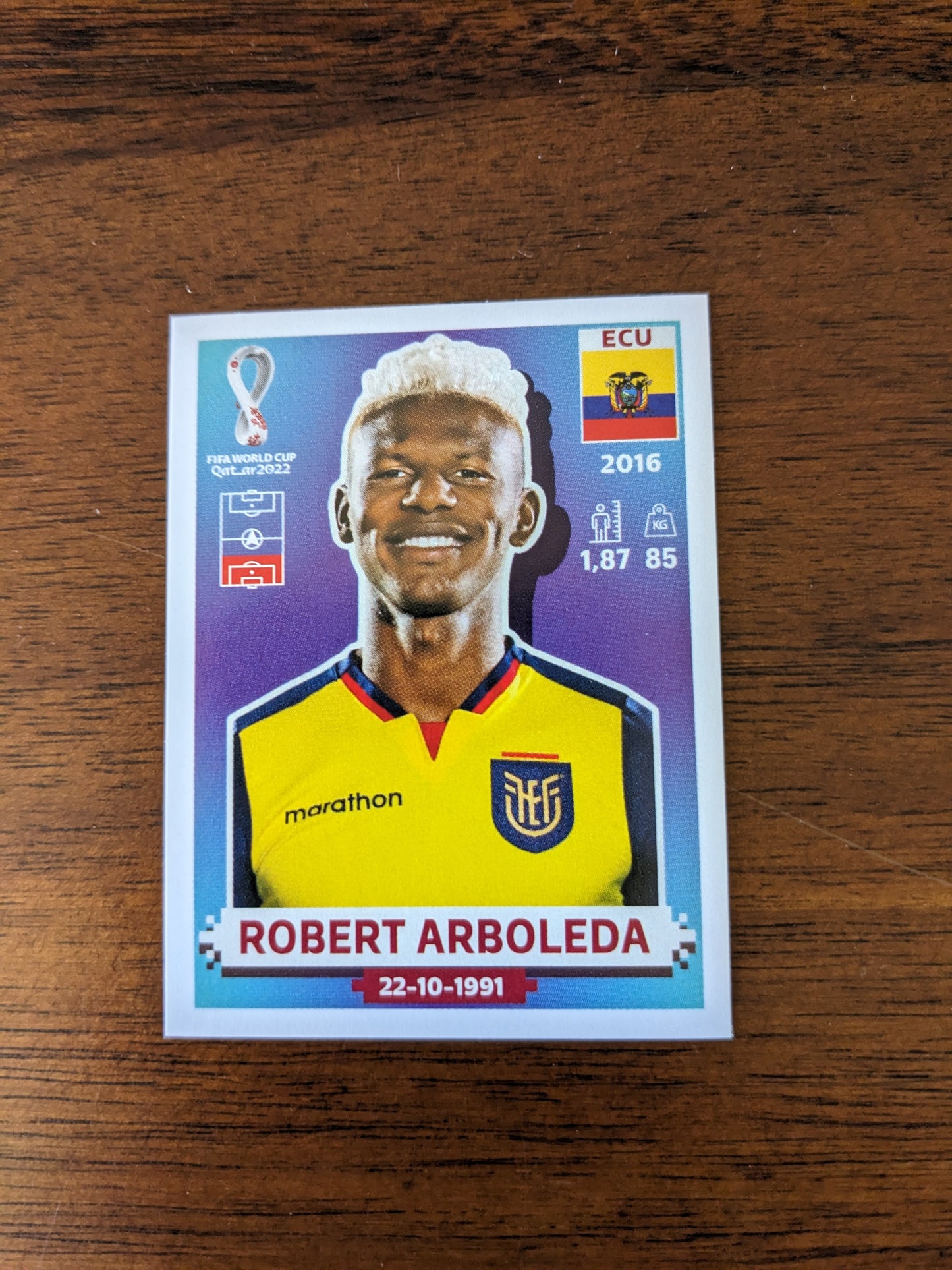 2022 Panini World Cup Qatar Stickers - Ecuador - ECU3 ECU4 ECU5 ECU14 ECU17