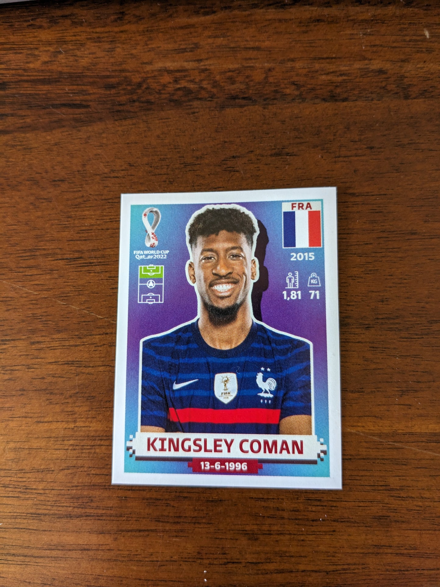 2022 Panini World Cup Qatar Stickers - France - FRA15 FRA17