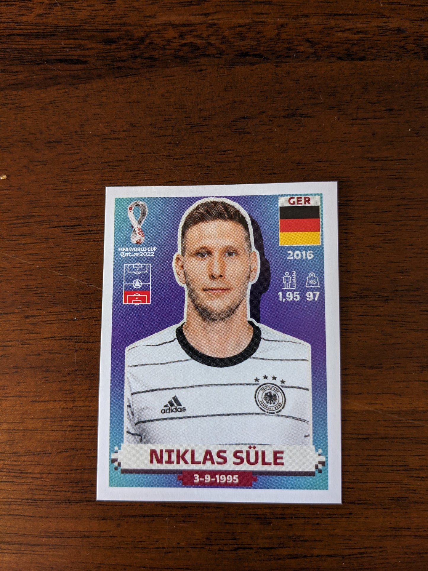 2022 Panini World Cup Qatar Stickers - Germany - GER8 GER10 GER11 GER19 GER20