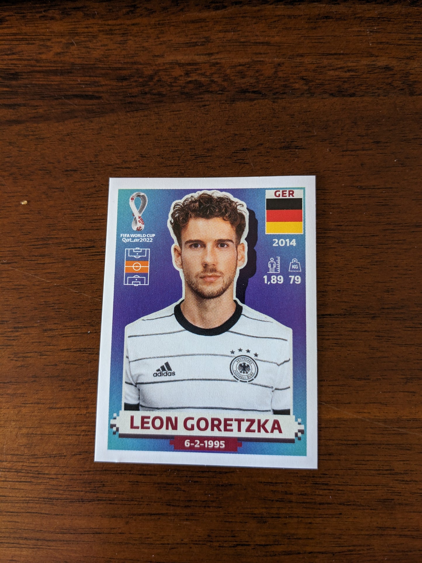 2022 Panini World Cup Qatar Stickers - Germany - GER8 GER10 GER11 GER19 GER20