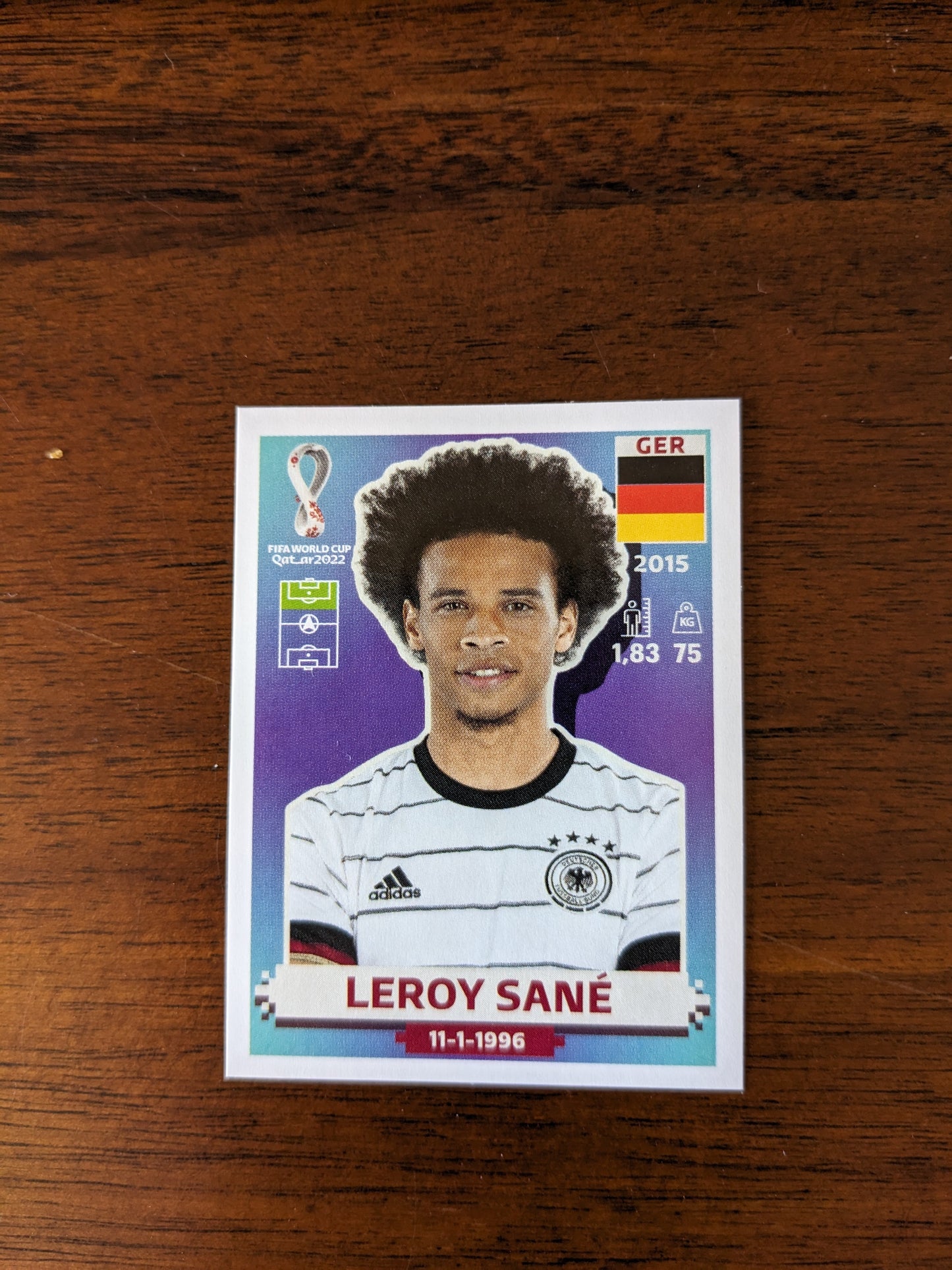 2022 Panini World Cup Qatar Stickers - Germany - GER8 GER10 GER11 GER19 GER20