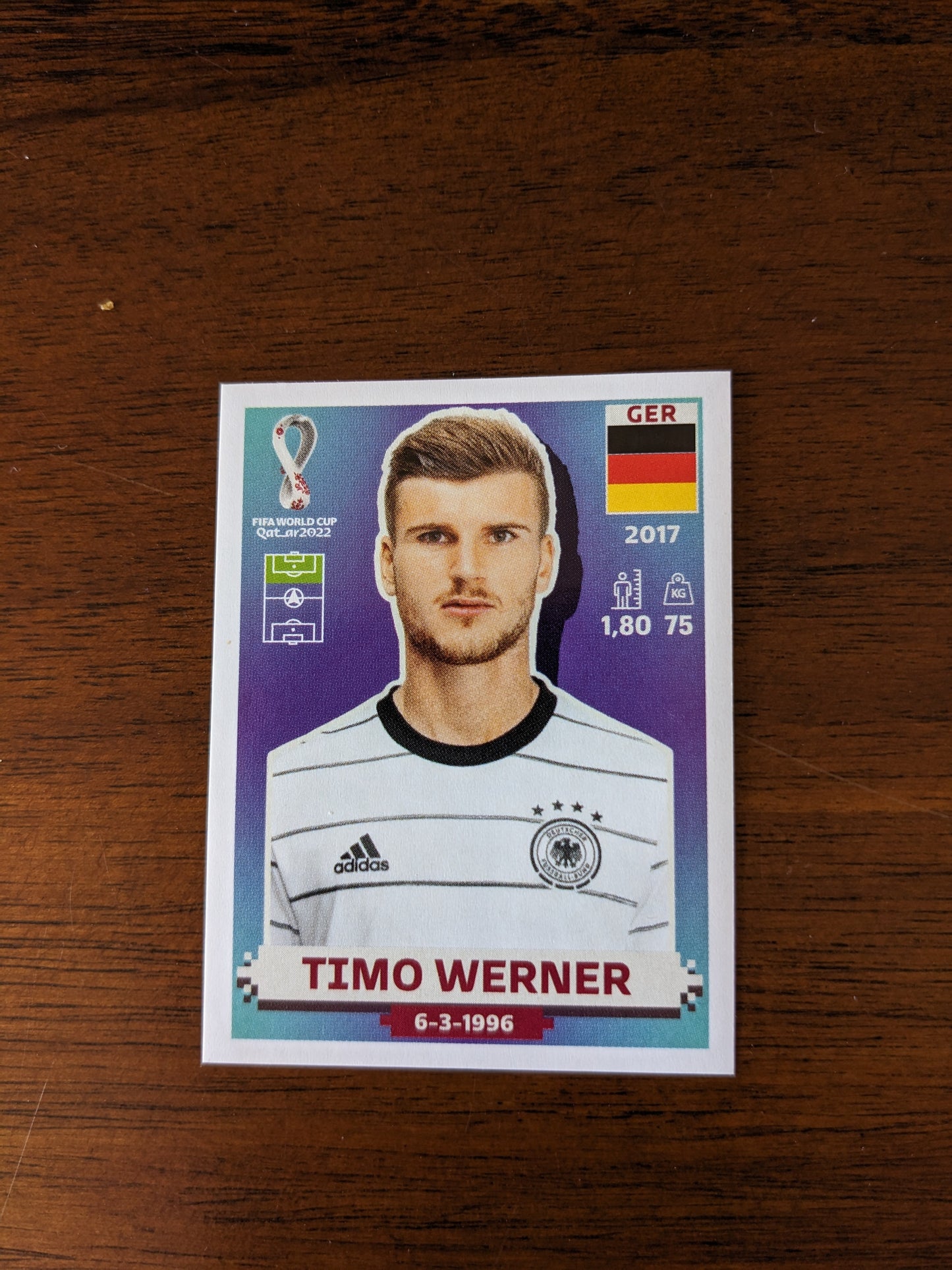 2022 Panini World Cup Qatar Stickers - Germany - GER8 GER10 GER11 GER19 GER20
