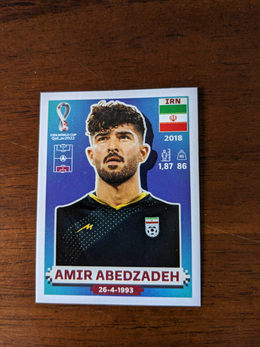 2022 Panini World Cup Qatar Stickers - Iran - IRN3 IRN4 IRN6 IRN8 IRN9 IRN12 IRN13 IRN18 IRN19