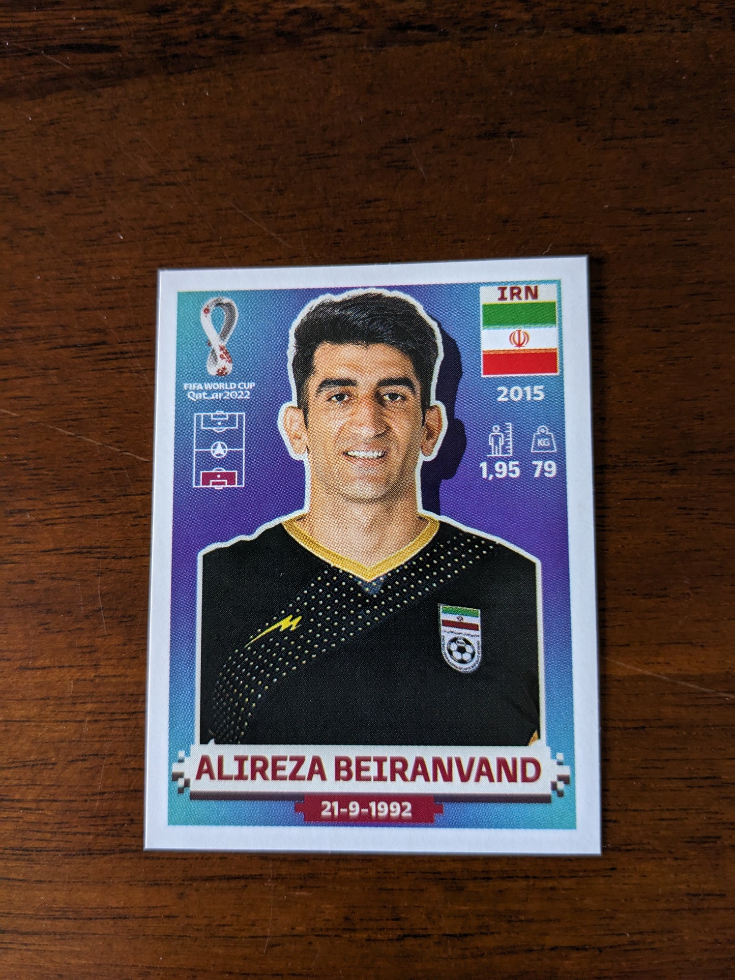2022 Panini World Cup Qatar Stickers - Iran - IRN3 IRN4 IRN6 IRN8 IRN9 IRN12 IRN13 IRN18 IRN19