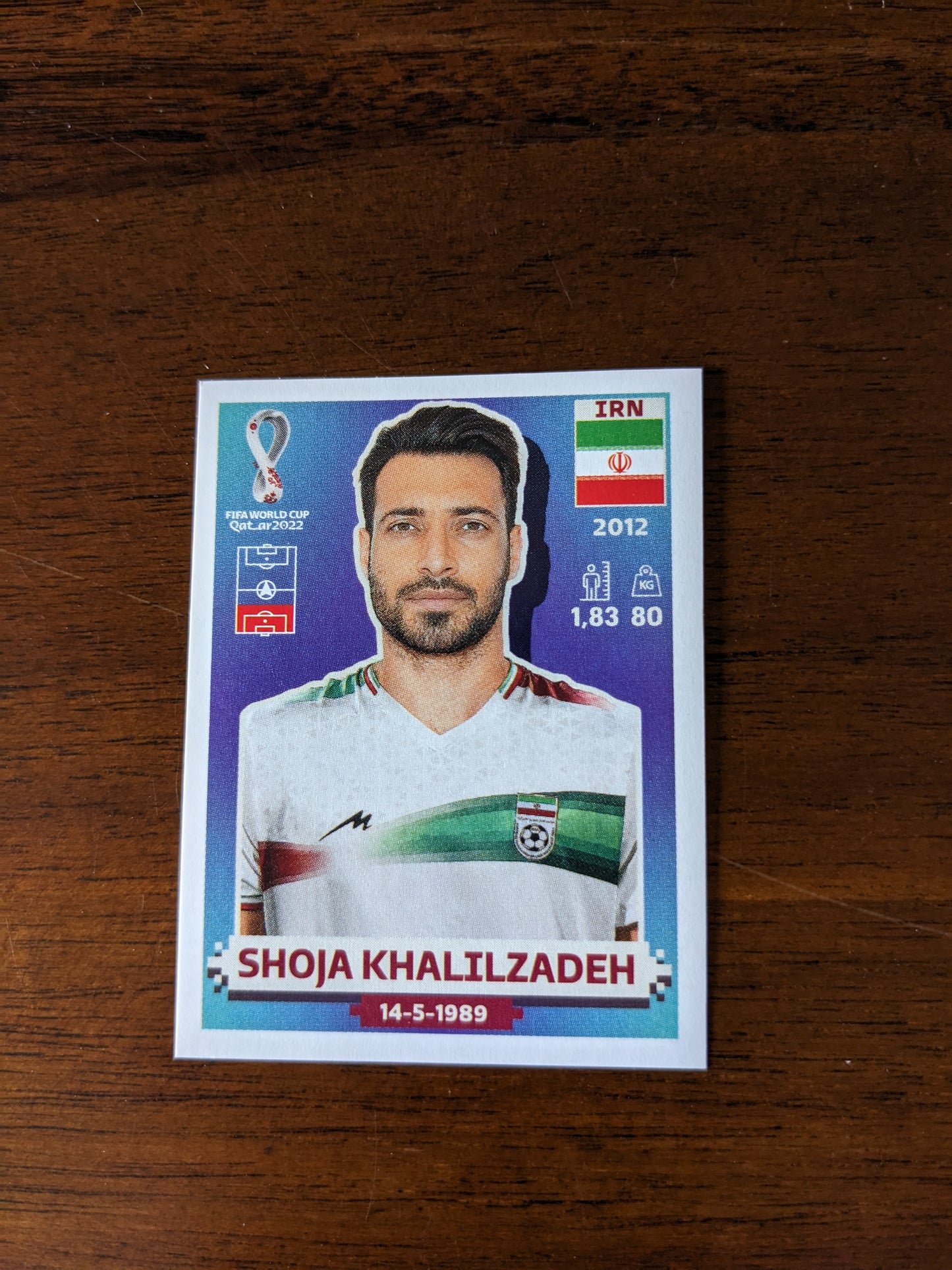 2022 Panini World Cup Qatar Stickers - Iran - IRN3 IRN4 IRN6 IRN8 IRN9 IRN12 IRN13 IRN18 IRN19