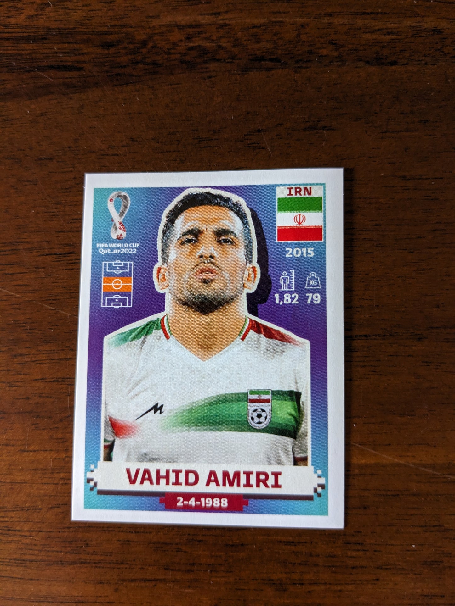 2022 Panini World Cup Qatar Stickers - Iran - IRN3 IRN4 IRN6 IRN8 IRN9 IRN12 IRN13 IRN18 IRN19
