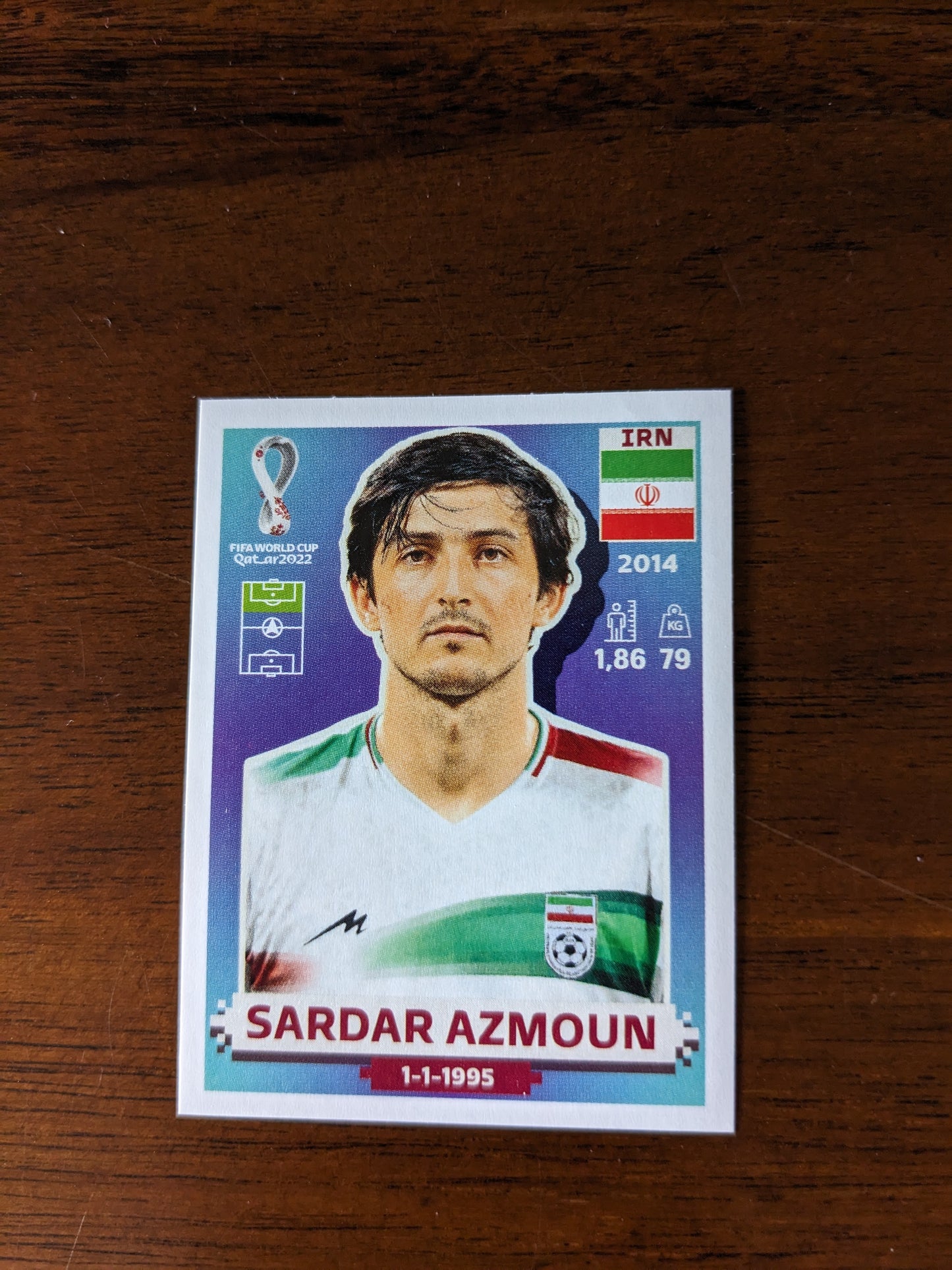 2022 Panini World Cup Qatar Stickers - Iran - IRN3 IRN4 IRN6 IRN8 IRN9 IRN12 IRN13 IRN18 IRN19