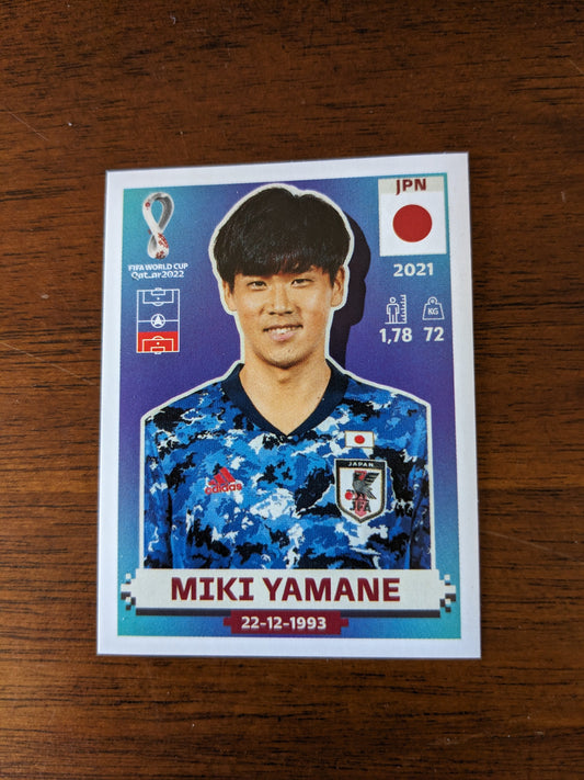 2022 Panini World Cup Qatar Stickers - Japan - JPN8 JPN14 JPN15 JPN20