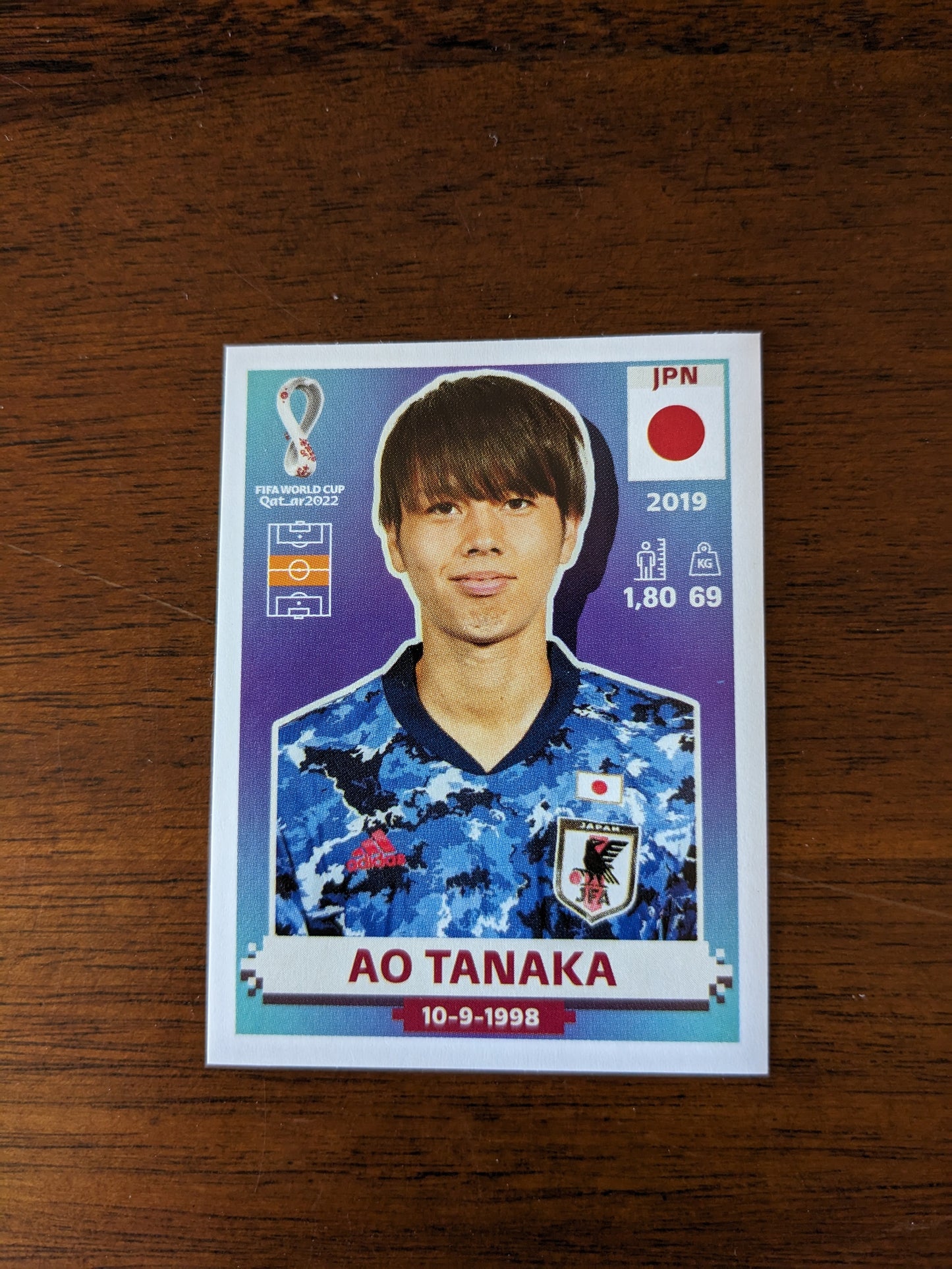 2022 Panini World Cup Qatar Stickers - Japan - JPN8 JPN14 JPN15 JPN20