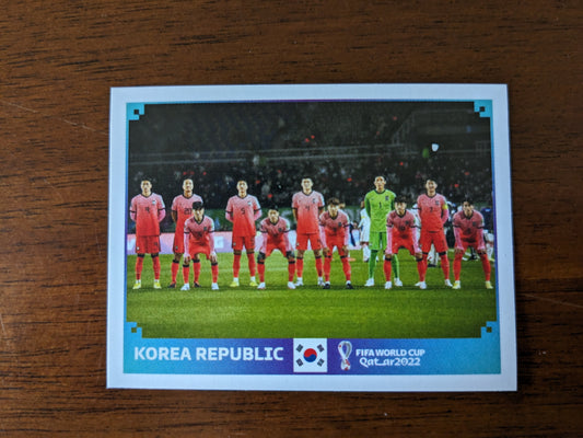 2022 Panini World Cup Qatar Stickers - Korea Republic - KOR1 KOR3 KOR4 KOR8 KOR9 KOR12 KOR13 KOR14