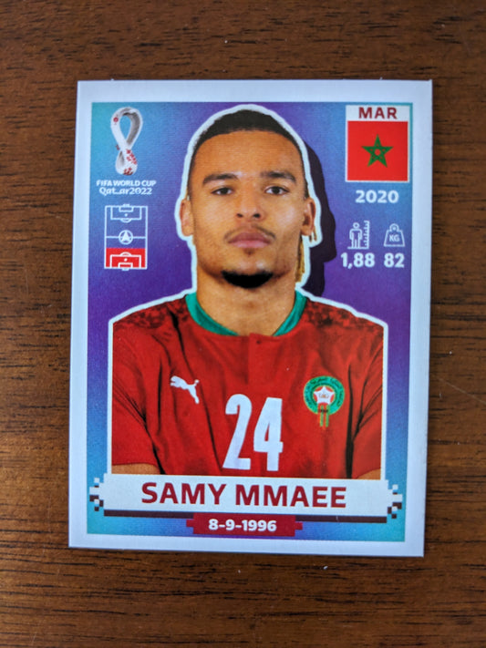 2022 Panini World Cup Qatar Stickers - Morocco  - MAR8 MAR13 MAR14 MAR19