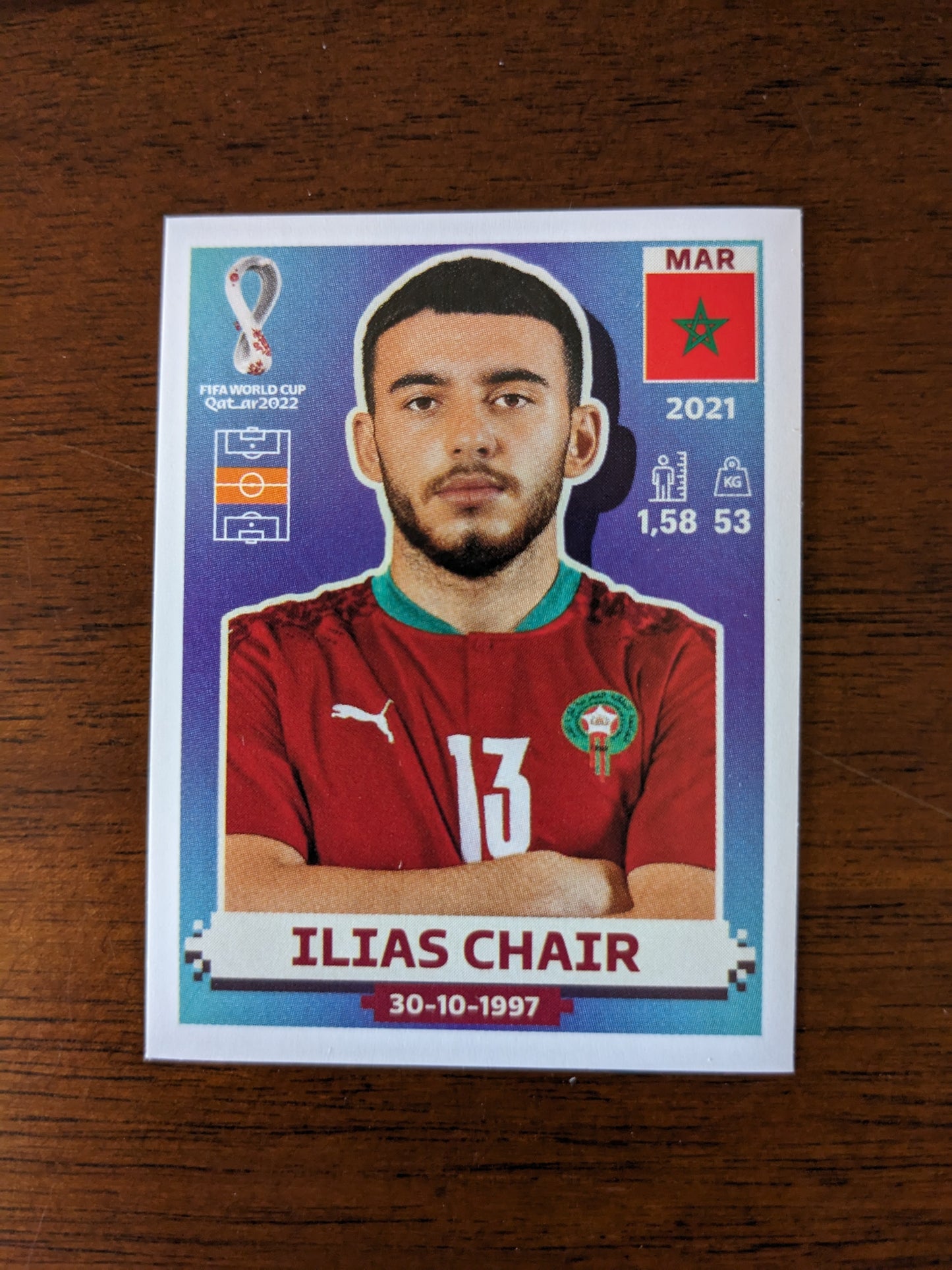 2022 Panini World Cup Qatar Stickers - Morocco  - MAR8 MAR13 MAR14 MAR19