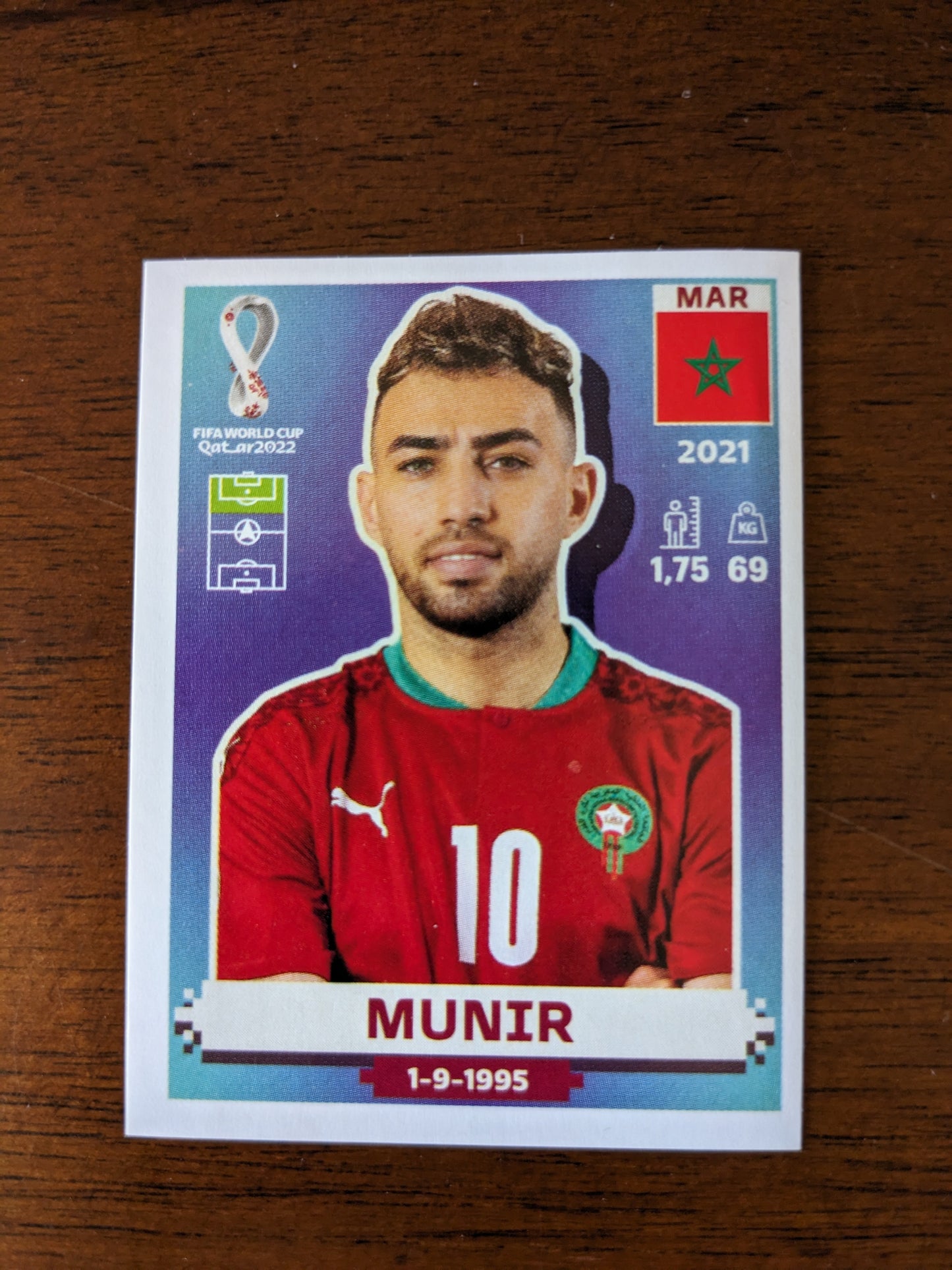 2022 Panini World Cup Qatar Stickers - Morocco  - MAR8 MAR13 MAR14 MAR19